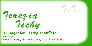 terezia tichy business card